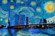 La nuit étoilée de Rotterdam par Arjen Roos Aperçu