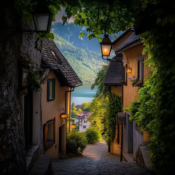 Idylle am See von Poster Art Shop