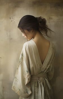 Portret Japanse Vrouw | Kimono Beauty