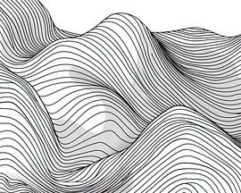 Moderne Lijnen | Lijnen van ARTEO Schilderijen