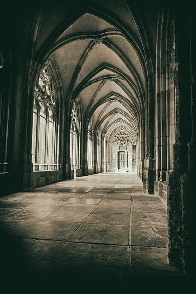 Cloître médiéval par Jan van der Knaap