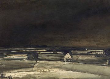 Schneelandschaft, Constant Permeke, 1929 von Atelier Liesjes