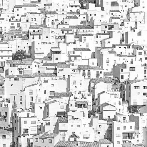 Andalusië Witte Huizen Textuur