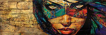 Portrait Colourful | Kaleidoscope Visionary Pulse sur Caprices d'Art