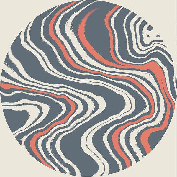 Liquid Bright Sky Kreis von Studio Malabar