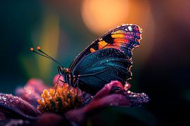 Butterfly on flower by Poster Art Shop