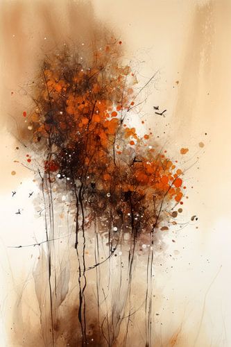 Modern Impressionisme Abstracte Bomen