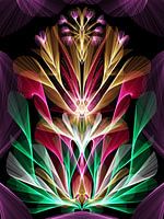 Lovely heart flower positive energy and joie de vivre