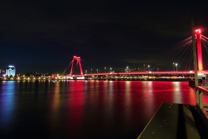&quot;Willemsbridge et Maison Blanche la nuit. par Capture the Moment 010
