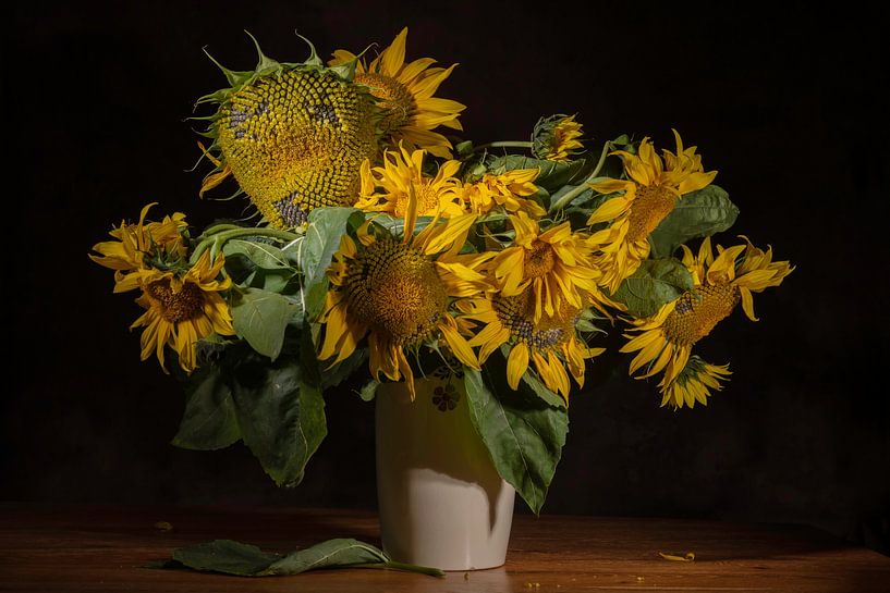 Van Gogh’s zonnebloemen - zonnebloem van Hermen Buurman
