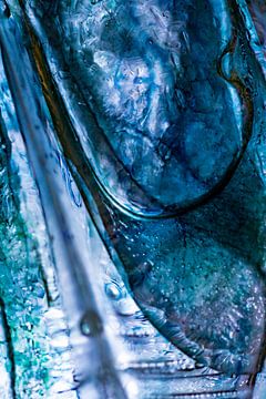 Blauwe Abstracte Vleugels || - Fine Art Fotografie van Nanda Bussers