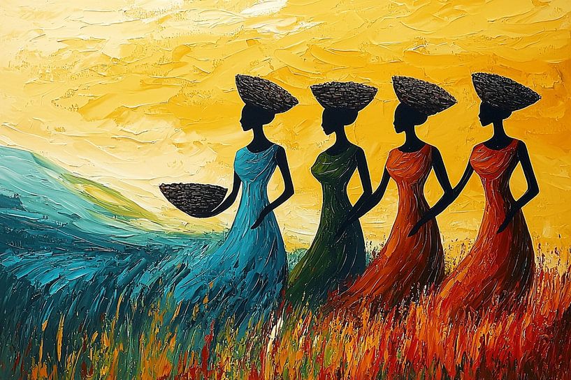 African traditional women by PixelPrestige