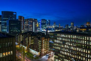 The skyline of Rotterdam by Roy Poots