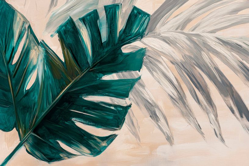 Tropisches Blattwerk von Poster Art Shop