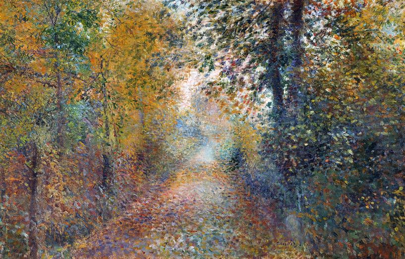 In den Wäldern, Pierre-Auguste Renoir - Breite Version von Masters Revisited