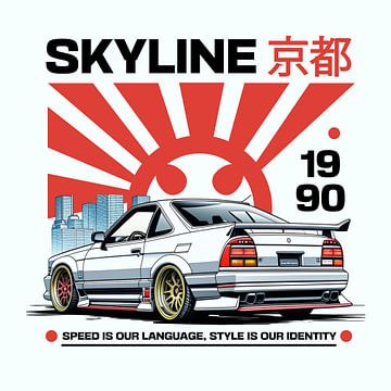 Skyline Kyoto 1990