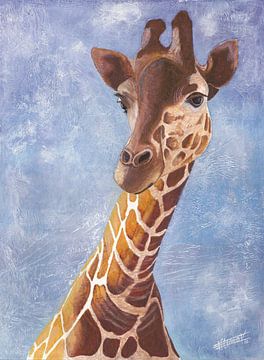 Cool Giraffe van Bojan Eftimov