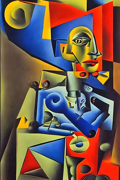 Abstract Mural III by ArtDesign by KBK