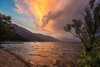 Stimmungsvoller Abend in Cannobio am Lago Maggiore