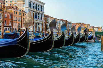 Gondeln in Venedig von Robin Schalk