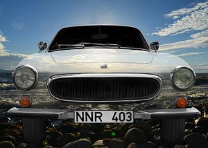 Volvo P1800 in the air