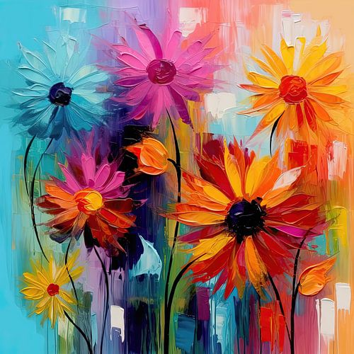 Bloemen modern van Bert Nijholt