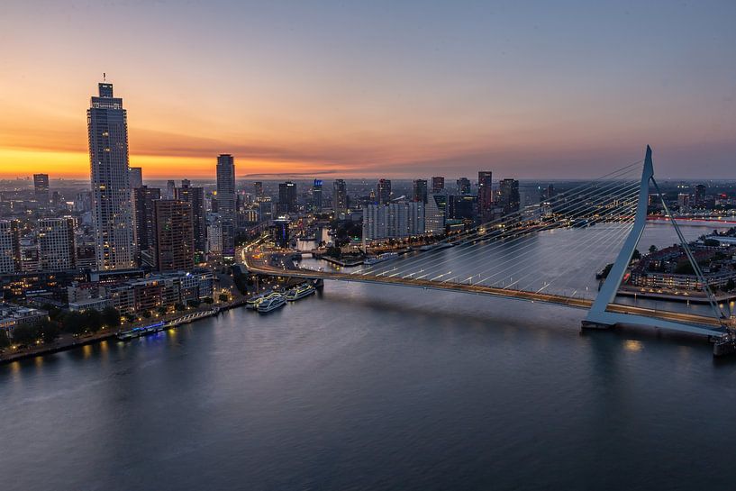Ligne d'horizon de Rotterdam par Peter Hooijmeijer