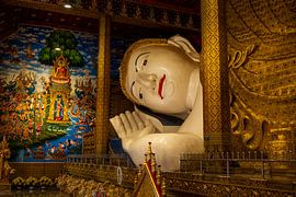 Reclining Buddha in Wat Ban Den Temple by Franklin Driessen