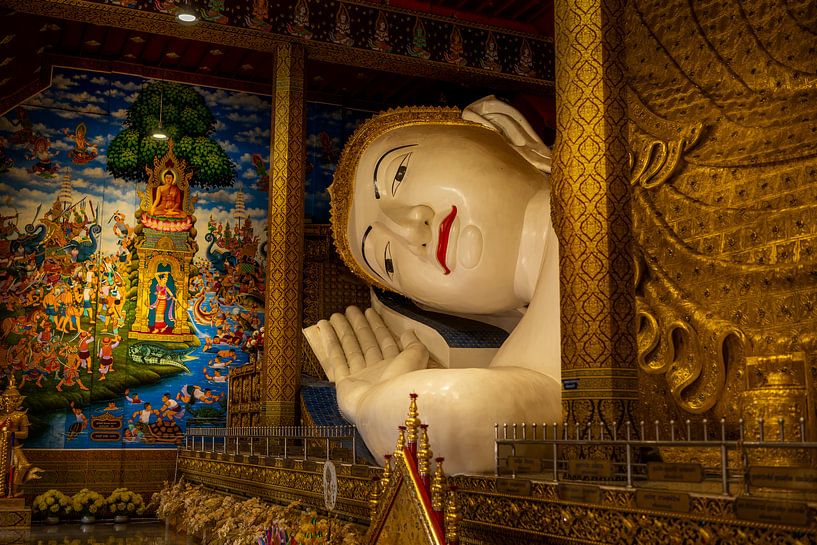 Bouddha couché au temple Wat Ban Den par Franklin Driessen
