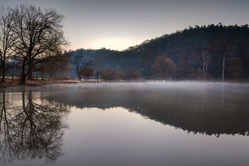 Fish pond, Bergisches Land, Germany by Alexander Ludwig