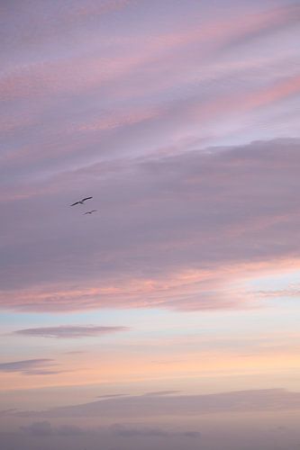 Sanfter Sonnenaufgang mit Pastellfarben