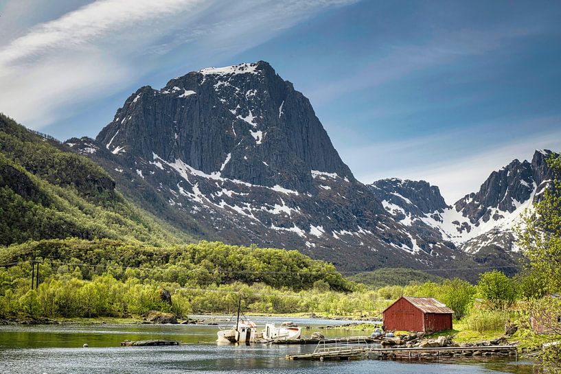 Sunken ship, Vesteraelen, Norway by Rietje Bulthuis