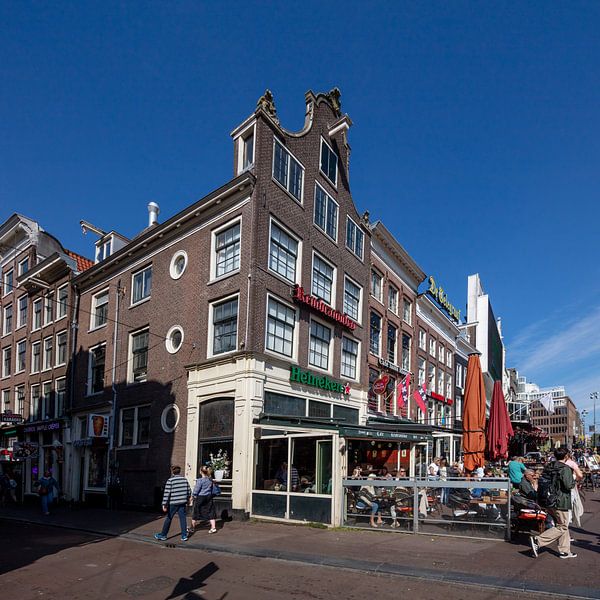 Cafe on Rembrandsplein in Amsterdam. by Joost Adriaanse