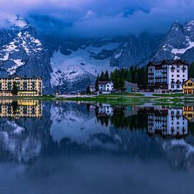 Blue hour reflections