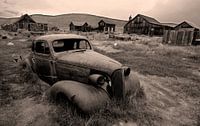 Spookstad Bodie in Sepia