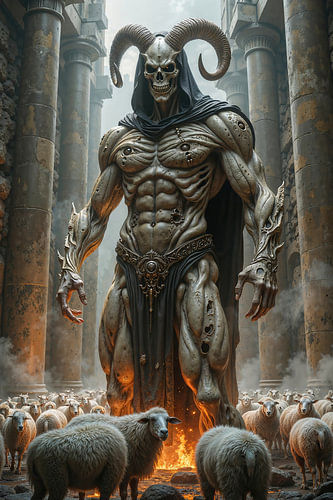 Dark Fantasy Edition: LAMBRAXIS - De demonische herder met zijn schapen
