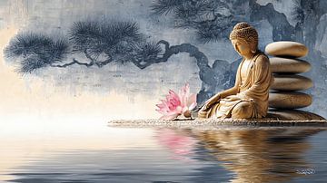 ZEN - Buddhism - Buddha - Buddha by Gelissen Artworks