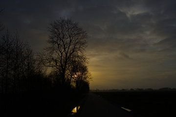 Winter evening (part 1) by Stobbe; stiltegrafie