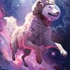 Hund-Astronaut von PublicArt77