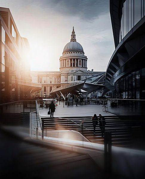 Architectuur in Londen van fernlichtsicht