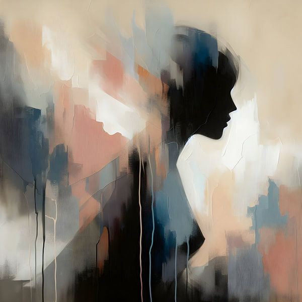 Rosa Schatten von FoXo Art