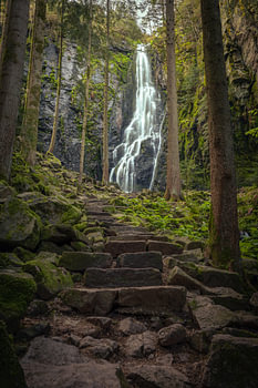 At the mystical waterfall