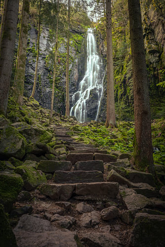 At the mystical waterfall