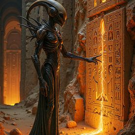 XERAPHIS – Ein Alien bringt ägyptische Hieroglyphen zum Glühen von INFERAURUM