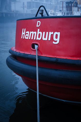 Schiff im Hamburger Hafen