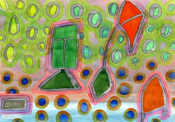 Colorful Kites at the Beach 