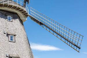 Detailaufnahme der Windmühle in Ahrenshoop