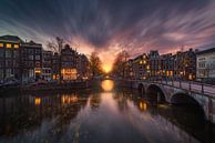Amsterdam Prinsengracht Avond van Albert Dros thumbnail