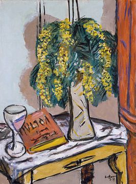 Max Beckmann - Still Life with Mimosa (1939) by Peter Balan