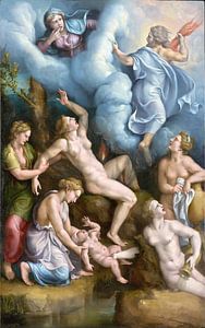 Giulio Romano (Giulio Pippi), Die Geburt des Bacchus - 1530er Jahre